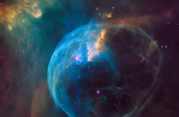 Blue gas nebular